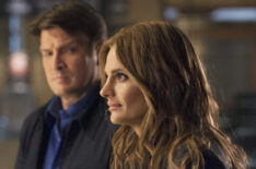 Nathan Fillion and Stana Katic in Castle