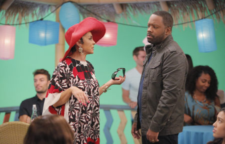 Jasmine Guy and Kadeem Hardison in K.C. Undercover