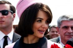 Katie Holmes as Jackie Kennedy in Camelot