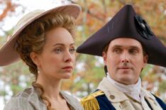 Turn: Washington's Spies - Ksenia Solo as Peggy Shippen and Owain Yeoman as Benedict Arnold - Season 3, Episode 1