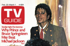 Michael Jackson, Prince, and Bruce Springsteen on cover of TV Guide in February 1985
