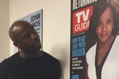 David Gyasi found his favorite cover when he recently visited the TV Guide offices.