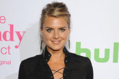 Eliza Coupe attends the premiere of Hulu's 'The Mindy Project' Season Four