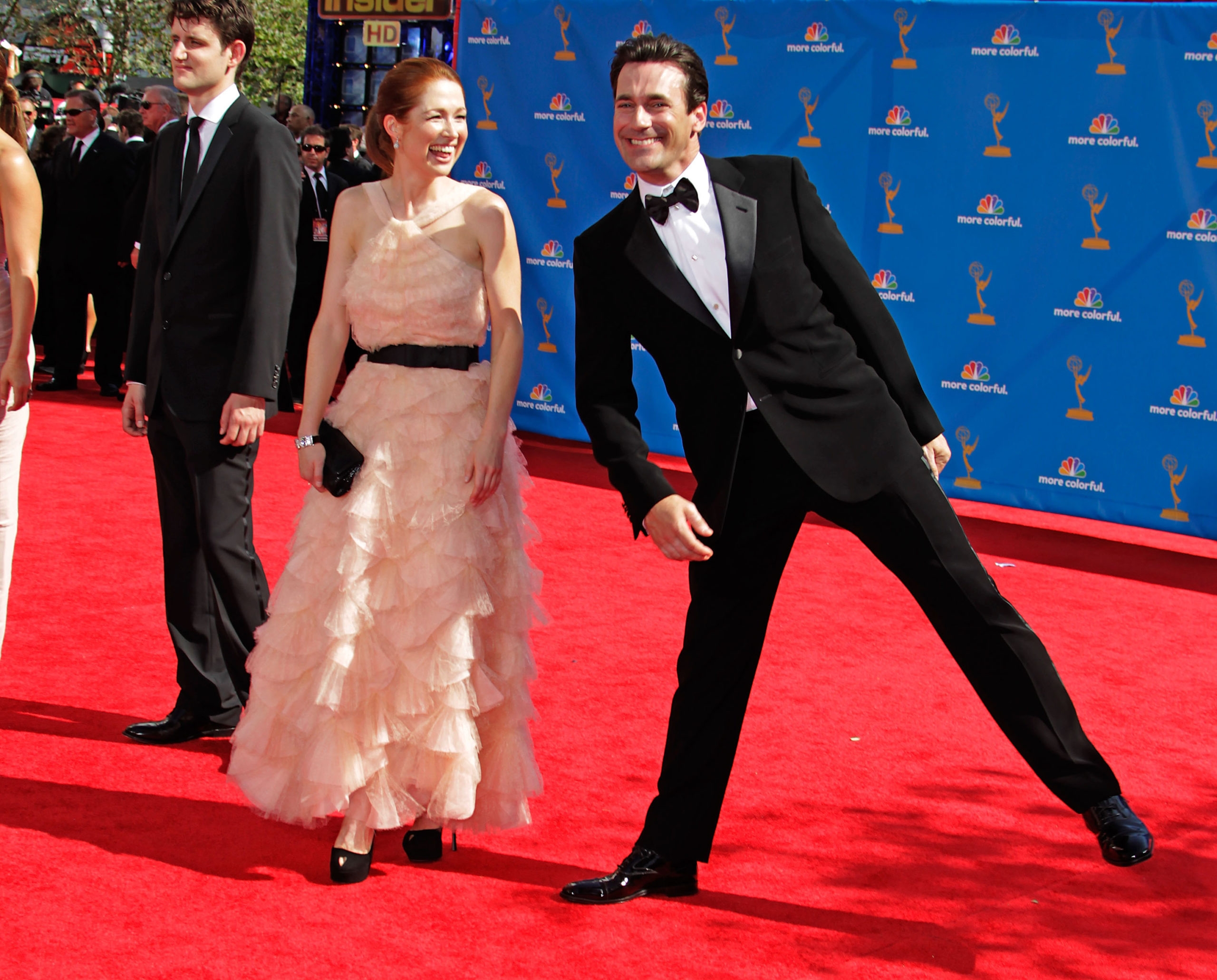 2010 Primetime Emmy Awards - Ellie Kemper and Jon Hamm