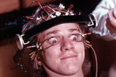 Malcolm McDowell in A Clockwork Orange