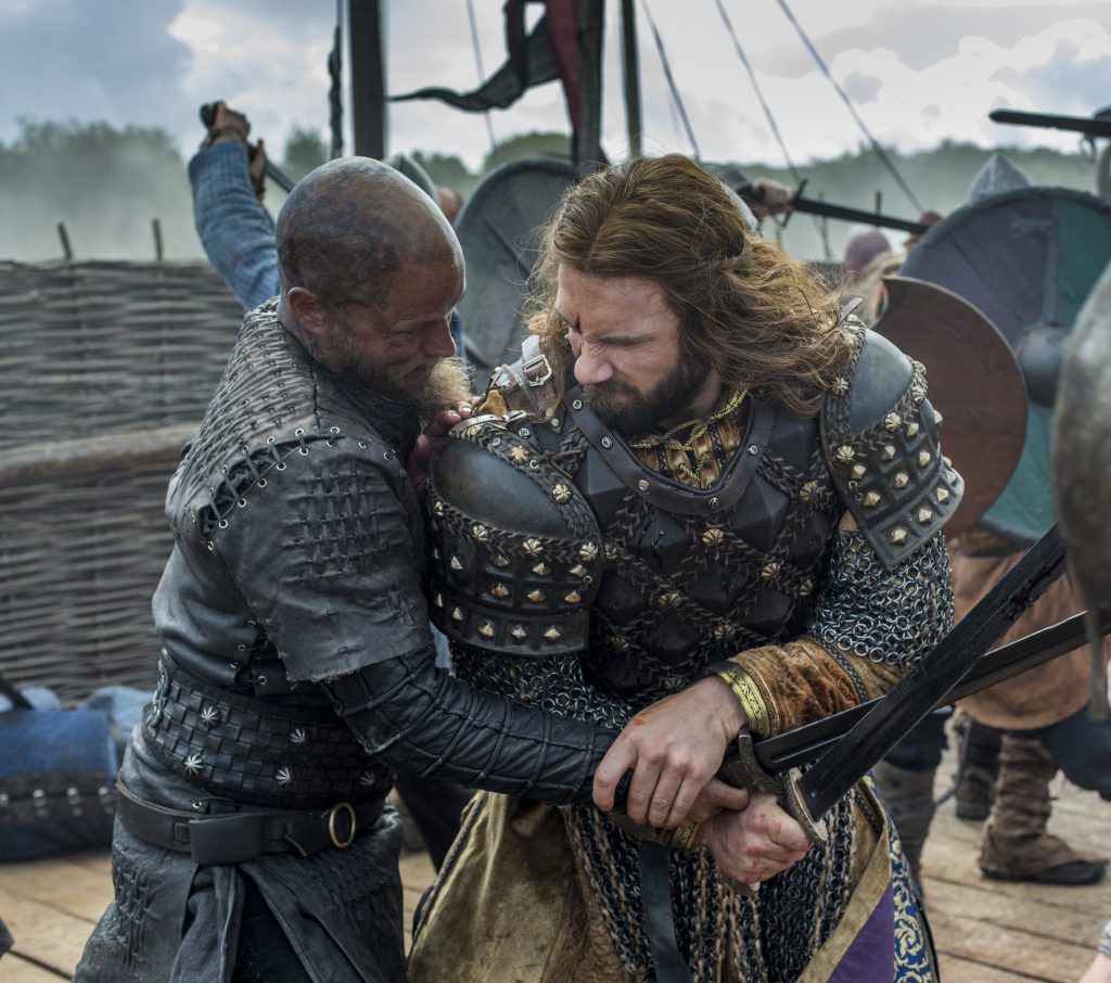 Vikings Ragnar and Rollo Travis Fimmel Clive Standen