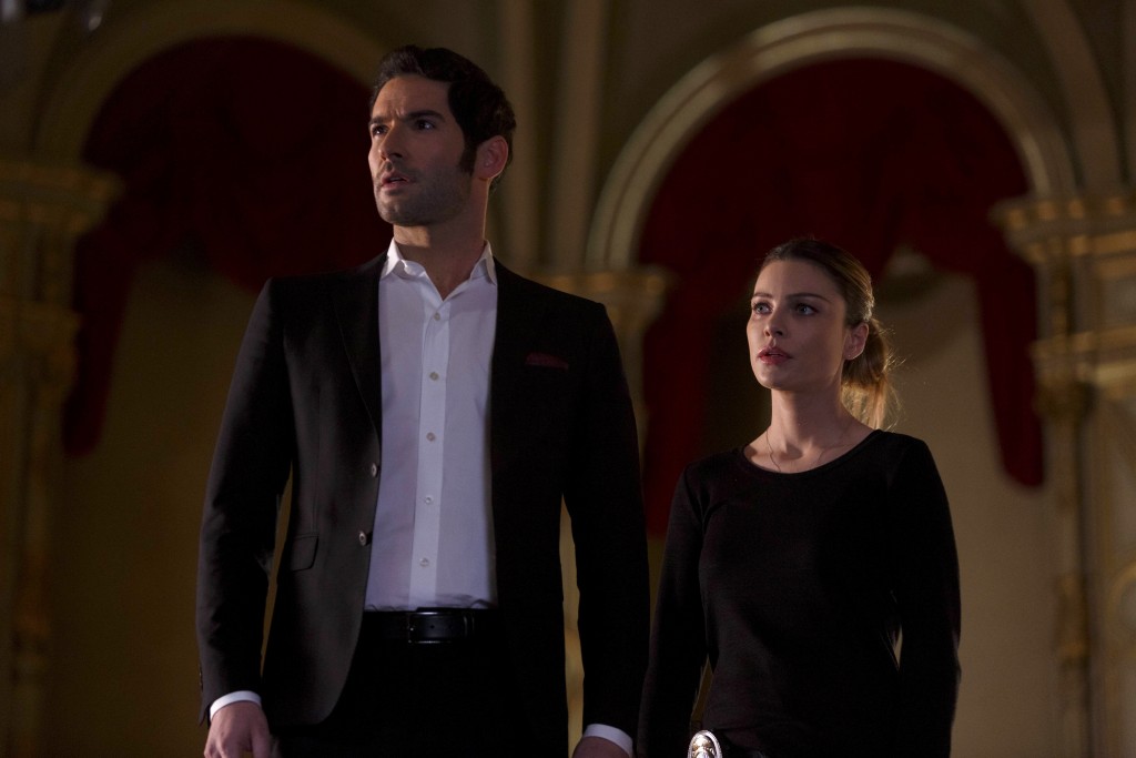 LUCIFER, Tom Ellis and Lauren German