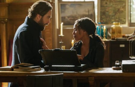 Tom Mison and Nicole Beharie in Sleepy Hollow