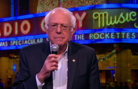 Bernie Sanders on the Nightly Show