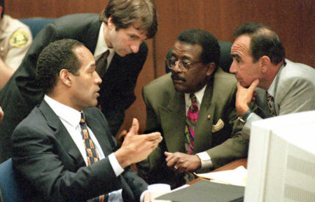 OJ Simpson, Barry Scheck, Johnnie Cochran Jr and Robert Shapiro