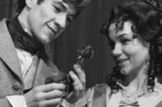 Ian McKellen and Tina Packer in costume for the BBC serialization of the Charles Dickens novel 'David Copperfield' - London, December 22, 1965