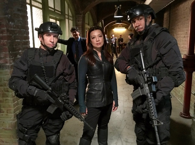 L-R: Frank, Ming-Na Wen and Ralph