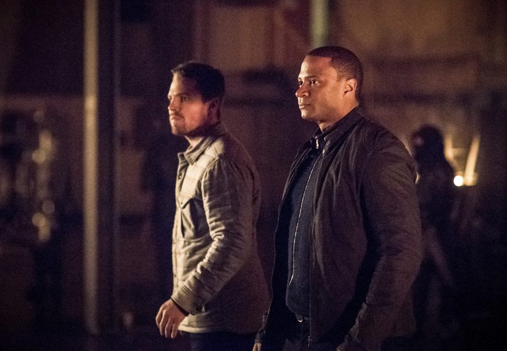 Arrow, Stephen Amell, David Ramsey