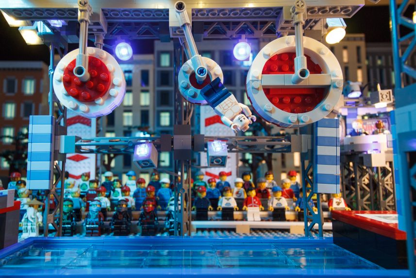 american ninja warrior lego