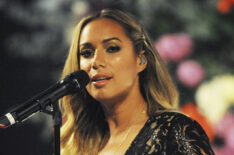 Leona Lewis performs during a reception and dinner for supporters of The British Asian Trust at Natural History Museum in February 2016