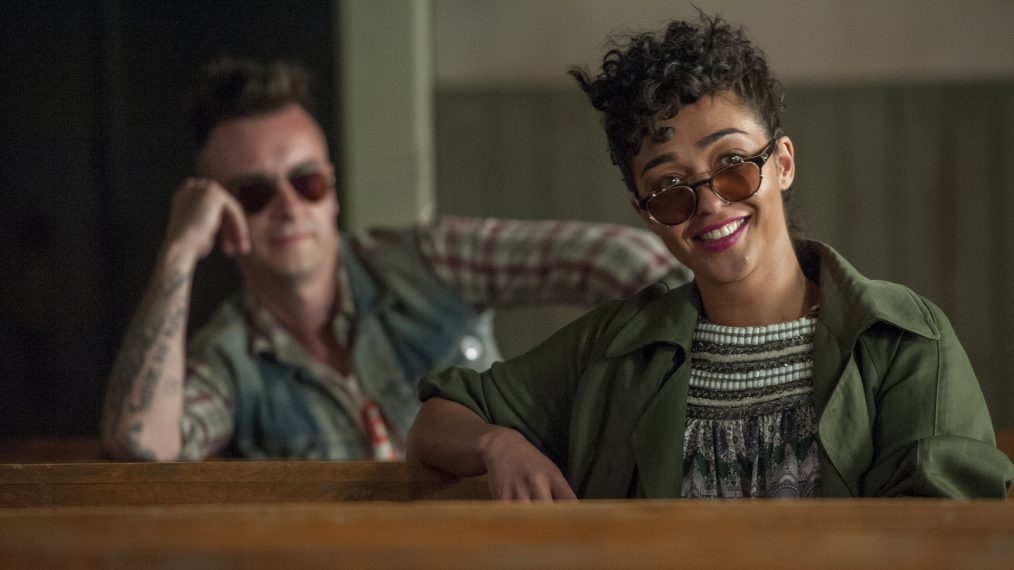 Preacher Ruth Nega and Joseph Gilgun