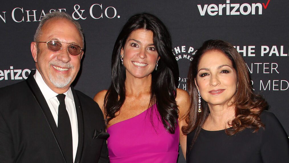 Emilio Estefan, Maureen J. Reidy, and Gloria Estefan Attend The Paley Center for Media's Tribute to Hispanic Achievements in Television