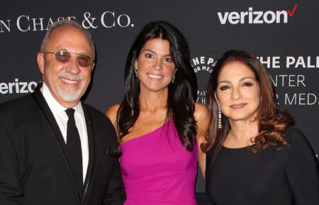 Emilio Estefan, Maureen J. Reidy, and Gloria Estefan Attend The Paley Center for Media's Tribute to Hispanic Achievements in Television