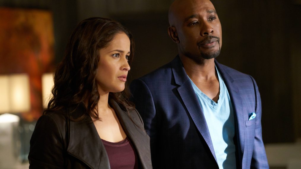 Jaina Lee Ortiz and Morris Chestnut