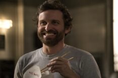 Supernatural - 'All In The Family' - Rob Benedict as Chuck Shurley eating takeout Chinese