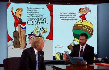 Jimmy Kimmel and Donald Trump