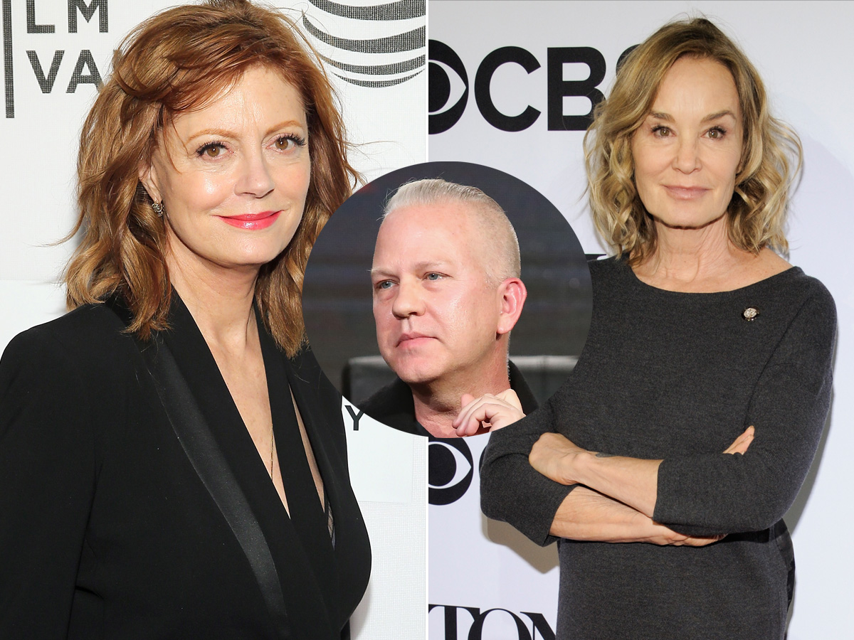 Susan Sarandon, Ryan Murphy and Jessica Lange