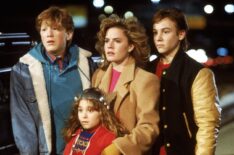 Anthony Rapp, Maia Brewton, Elisabeth Shue, Keith Coogan in Adventures in Babysitting, 1987