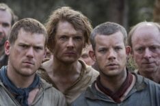 Banished – Stubbins (David Walmsley), Tommy Barrett (Julian Rhind-Tutt), James Freeman (Russell Tovey), and Letters Molloy (Ned Dennehy)