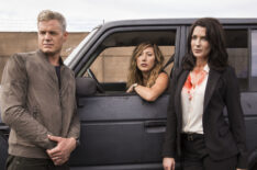 Eric Dane, Dichen Lachman, and Bridget Regan in The Last Ship - Season 3 - 'Rising Sun'