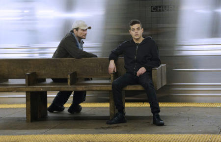 Mr Robot - Christian Slater as Mr. Robot, Rami Malek as Elliot