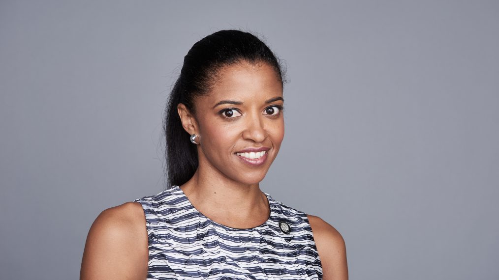 Renee Elise Goldsberry attends the 2016 Tony Awards Meet The Nominees Press Reception