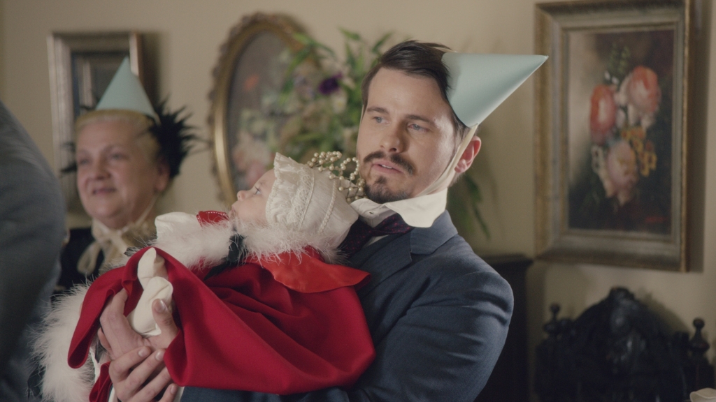 Jason Ritter plays the not-so-bright Frederick Bellacourt.