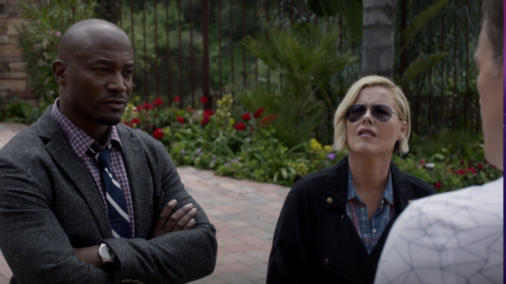 Taye Diggs and Kathleen Robertson in Murder in the First