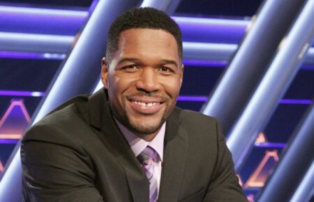 Michael Strahan hosts a new version of the classic game show, The $100,000 Pyramid