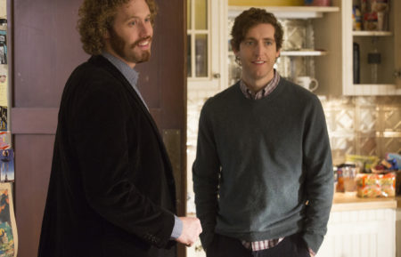T.J. Miller and Thomas Middleditch in Silicon Valley