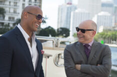 Dwayne Johnson and Rob Corddry in Ballers - season 2, episode 4