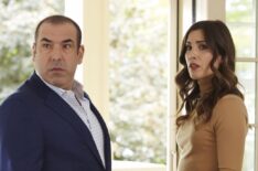 Rick Hoffman and Carly Pope in Suits - Season 6