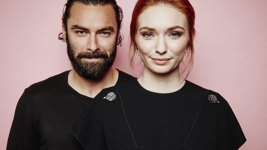 Aidan Turner and Eleanor Tomlinson