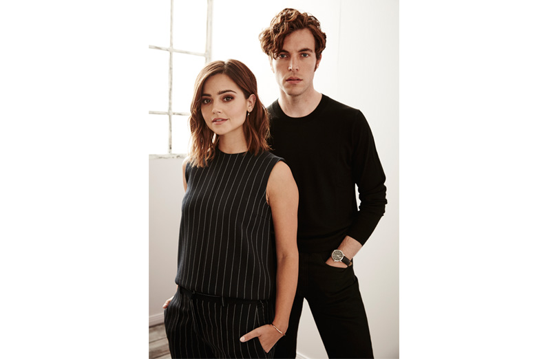 Jenna Coleman and Tom Hughes PBS's 'Masterpiece: Victoria' pose for a portrait during the 2016 Television Critics Association Summer Tour