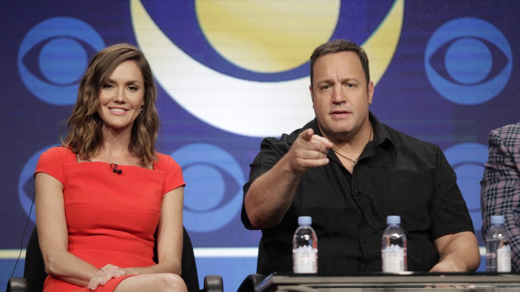 Panel session for the new CBS show, KEVIN CAN WAIT, at the TCA presentations at the Beverly Hilton Hotel in Los Angeles, August 10, 2016. Pictured: Errin Hayes, Kevin James. Photo: Francis Specker/CBS ©2016 CBS Broadcasting Inc. All Rights Reserved.