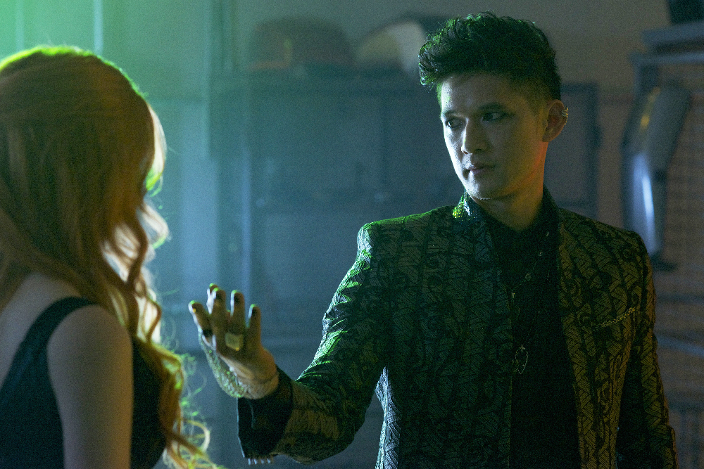 Harry Shum Jr. as Magnus Bane in Shadowhunters