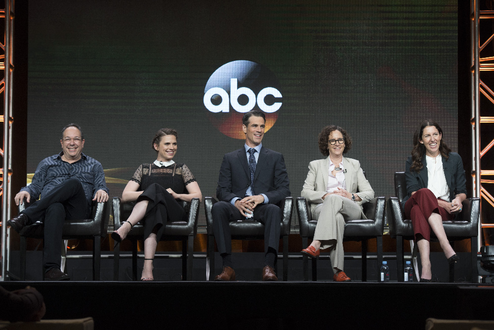 The Conviction panel at the 2016 Summer TCA Press Tour.