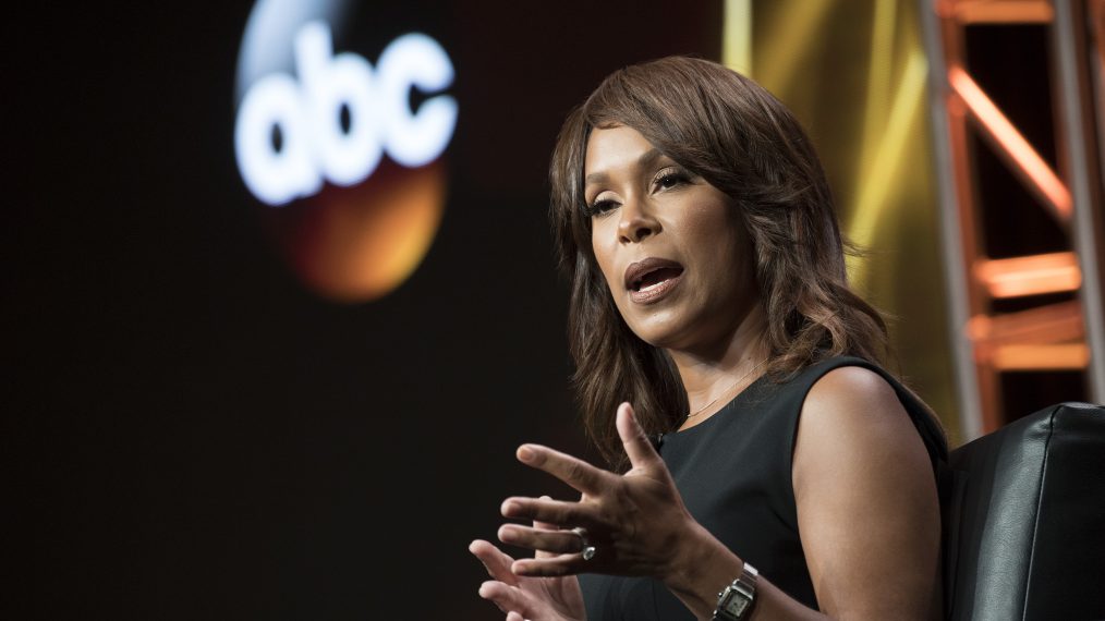 ABC Entertainment President Channing Dungey talks to the press at the 2016 Summer TCA Press Tour.