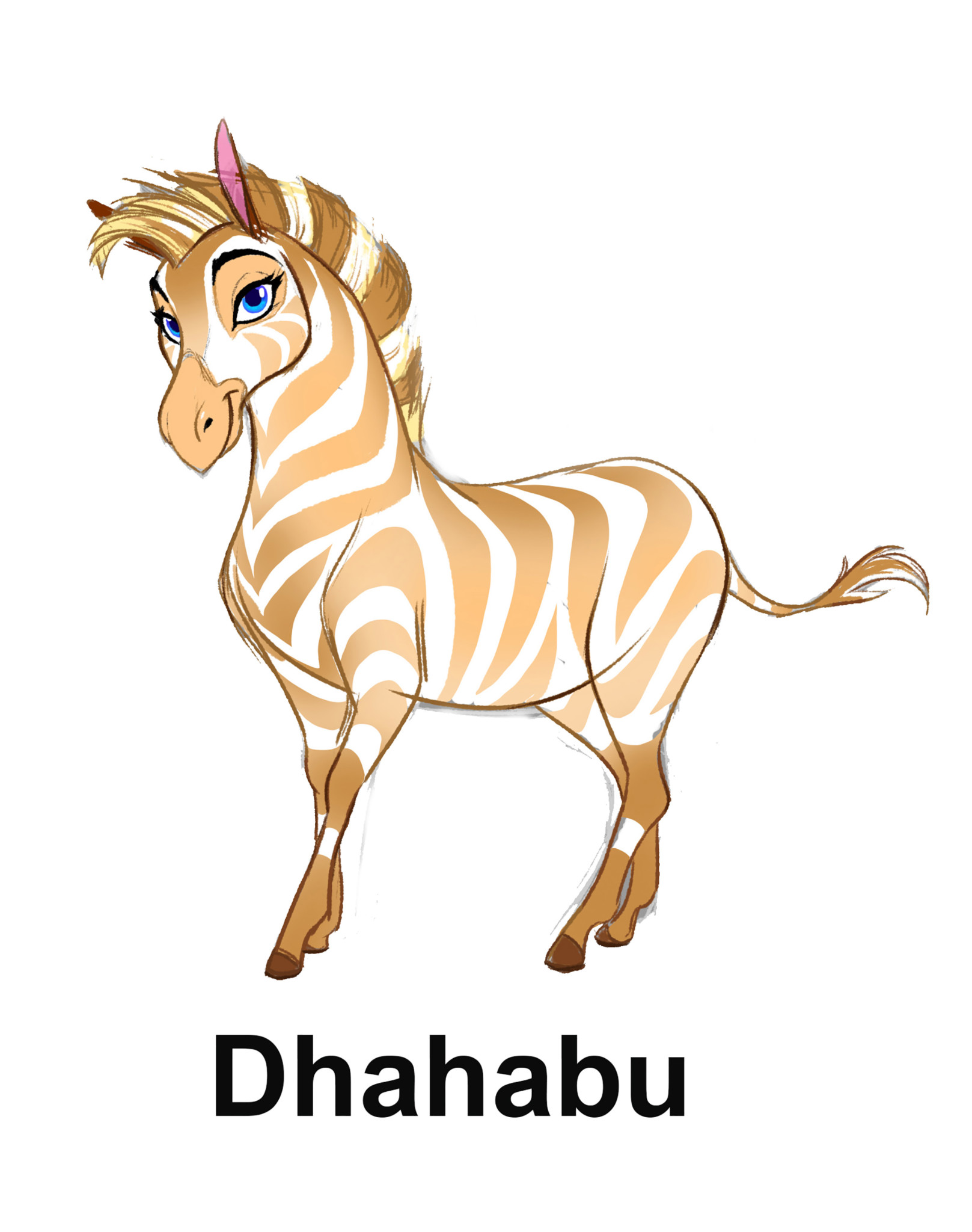 Dhahabu the Golden Zebra of Disney Junior's The Lion Guard (voiced by guest star Renée Elise Goldsberry)