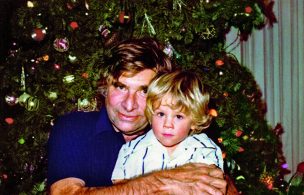 Rod with father Gene Roddenberry