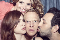 Aya Cash as Gretchen, Kether Donohue as Lindsay, Chris Geere as Jimmy, Desmin Borges as Edgar of You're The Worst