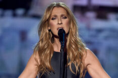 Celine Dion performs onstage during the 2015 American Music Awards