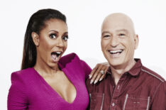 Mel B and Howie Mandel pose for a portrait at the 2016 Summer TCAs