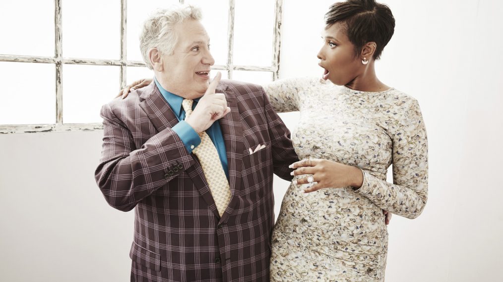 Harvey Fierstein and Jennifer Hudson from NBCUniversal's 'Hairspray Live!' pose for a portrait at the 2016 Summer TCAs Getty Images Portrait Studio