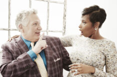 Harvey Fierstein and Jennifer Hudson from NBCUniversal's 'Hairspray Live!' pose for a portrait at the 2016 Summer TCAs Getty Images Portrait Studio